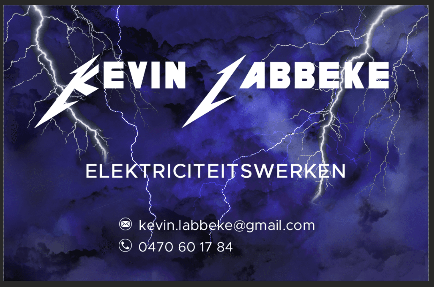 Elektriciteitswerken Kevin Labbeke in Oostende