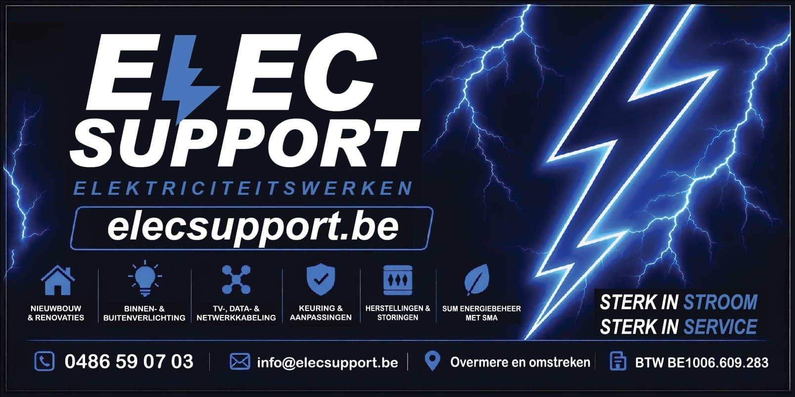H&C elec support in Berlare